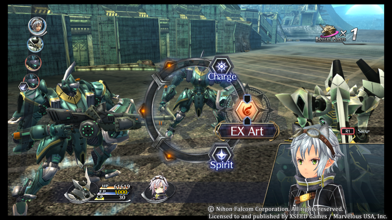 Mecha battle with Fie as your second